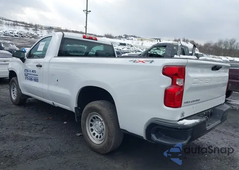 2025 Chevrolet Silverado 1500 4Wd Long Bed Wt from USA, damaged, VIN 3GCNKAEK1SG232959